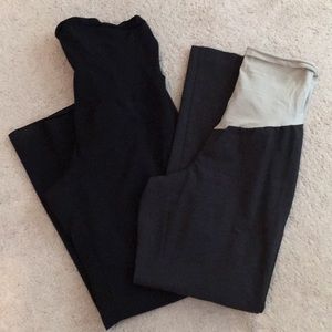 2 pair maternity work pants
